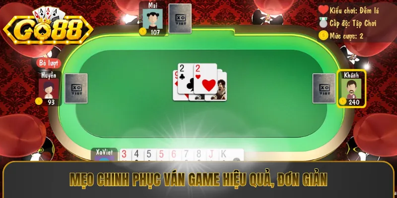 Mẹo chinh phục ván game hiệu quả, đơn giản