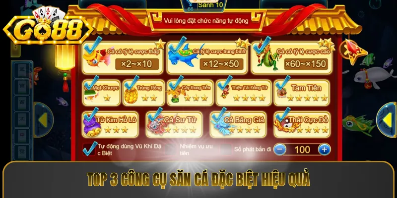 Top 3 công cụ săn cá đặc biệt hiệu quả